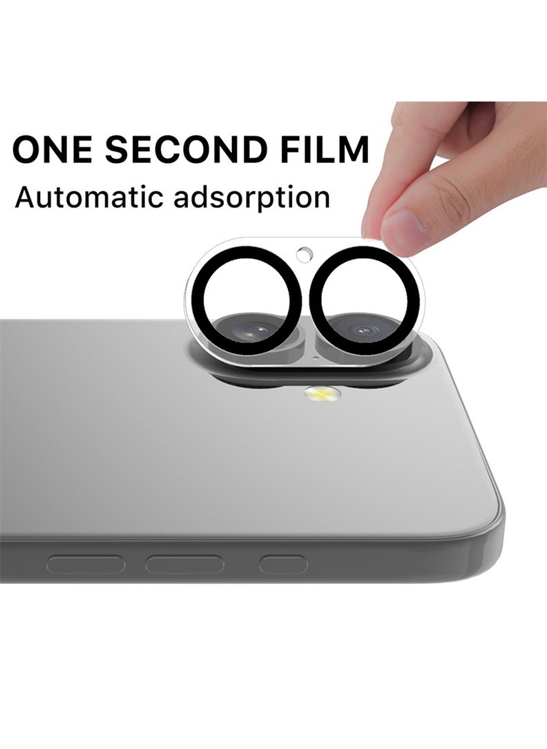 Theodor - Camera Lens Protector for iPhone 16 6.1-Inch and iPhone 16 Plus 6.7-Inch, 9H Tempered Glass, Anti-Scratch, Case Friendly, Does Not Affect Night Shots, HD Clear - Image 1