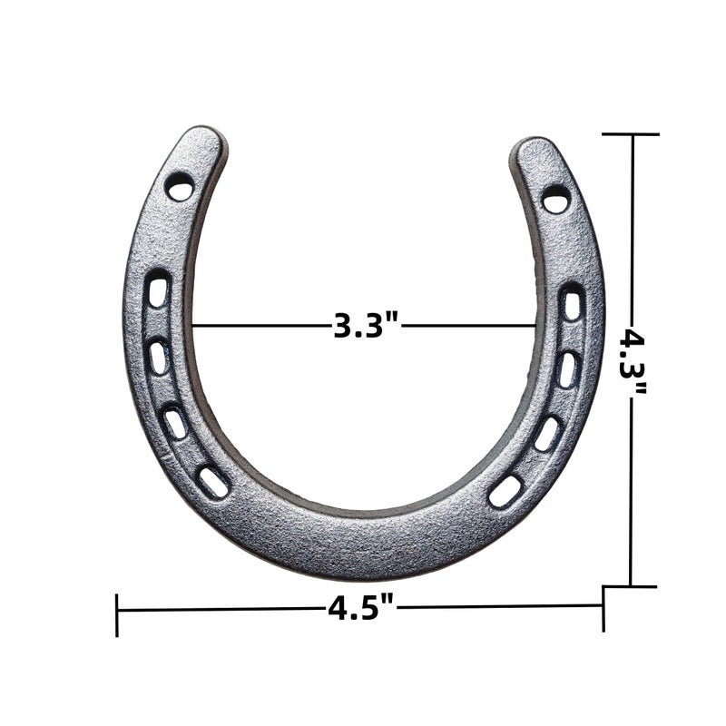 Desyeryamimi 12 PCS Horse Shoes for Decorations,Lucky Cast Iron Horseshoe Wall Decor,Crafts,Wedding,Birthday,Cowboy Party,Western Party Favors Supplies - Image 2