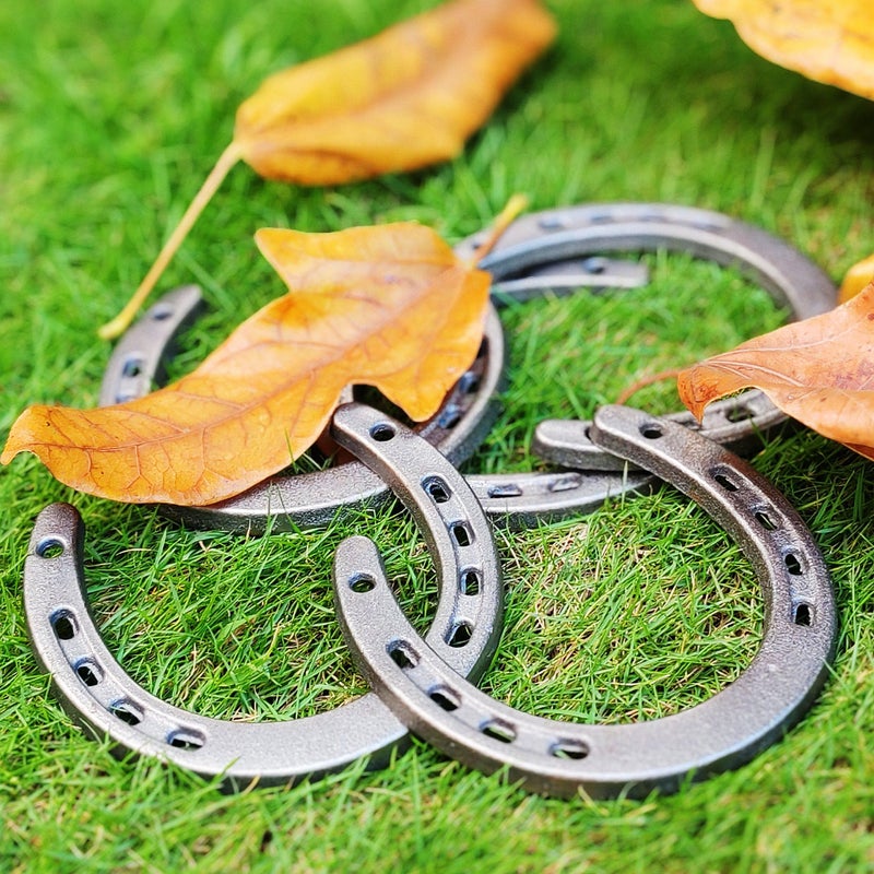 Desyeryamimi 12 PCS Horse Shoes for Decorations,Lucky Cast Iron Horseshoe Wall Decor,Crafts,Wedding,Birthday,Cowboy Party,Western Party Favors Supplies - Image 3