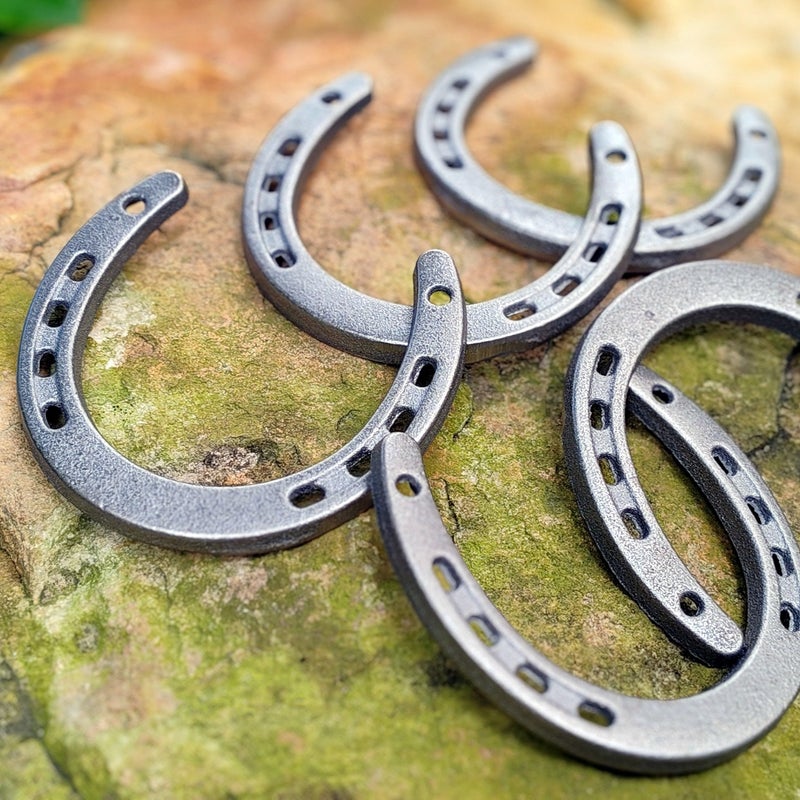 Desyeryamimi 12 PCS Horse Shoes for Decorations,Lucky Cast Iron Horseshoe Wall Decor,Crafts,Wedding,Birthday,Cowboy Party,Western Party Favors Supplies - Image 4