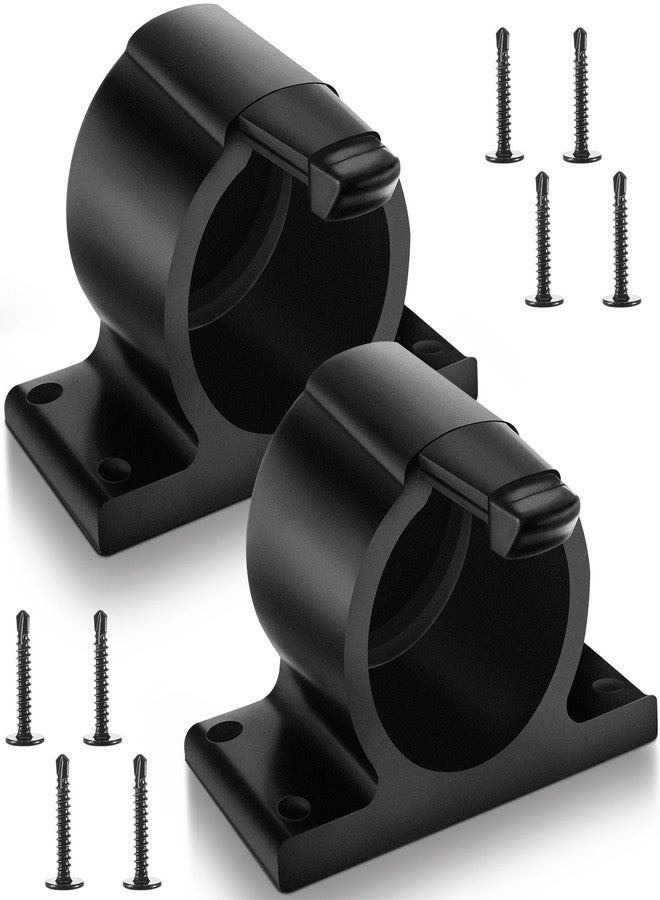 Tellegloww 2 Pcs 7-Way Round Trailer Plug Holder Harness Plug Protector 7 Pin Trailer Cover Holder for Towing - Image 1