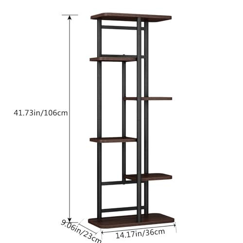 LINZINAR Plant Stand 6 Tier 7 Potted Indoor Plant Shelf Multiple Stands for Garden Corner Balcony Living Room - Image 5