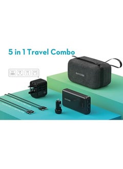 RAVPOWER PB1231 5 in 1 (Power Bank, Travel Charger, Car Charger, USB-C to Ligh|18 Months Warranty)