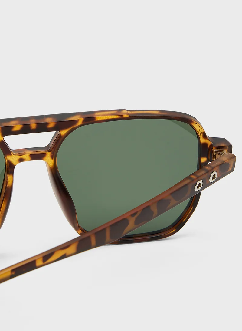 Seventy Five Polarized Lens Oversize Sunglasses