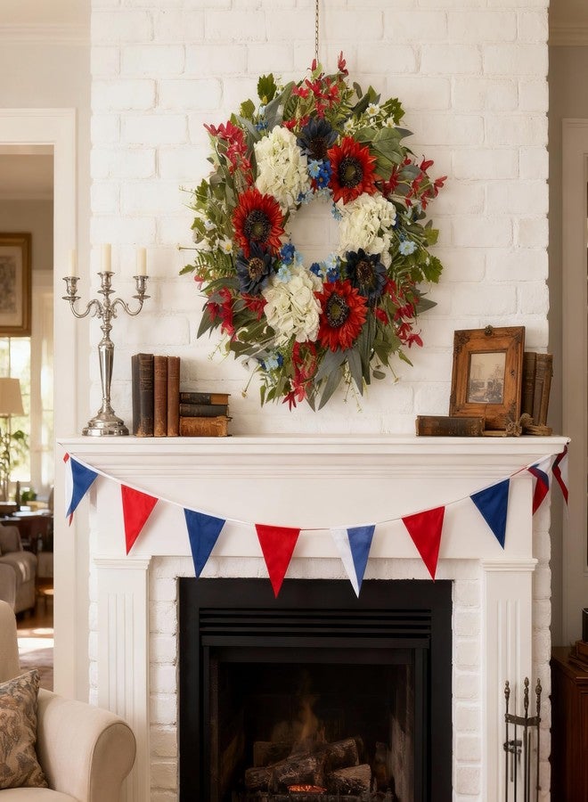 HipTree 24 Inch Spring Wreaths for Front Door-04 - Image 5