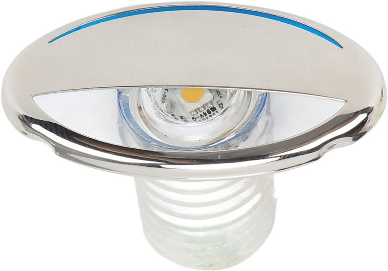woobles Boat LED Step Light,DC12V RV LED Stair Light 3000K Warm White Stainless Steel IP66 Waterproof Flush Mount for Yacht Bus RV - Image 1
