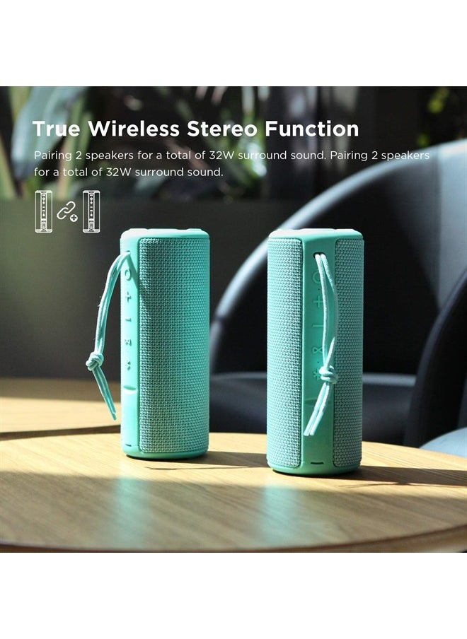 Outdoor Waterproof Portable Bluetooth Speaker Wireless - Green - pzsku/ZB0C09D44647F83A15505Z/45/_/1684214473/e221f988-0ac0-4d5b-8543-d1fc0830f706