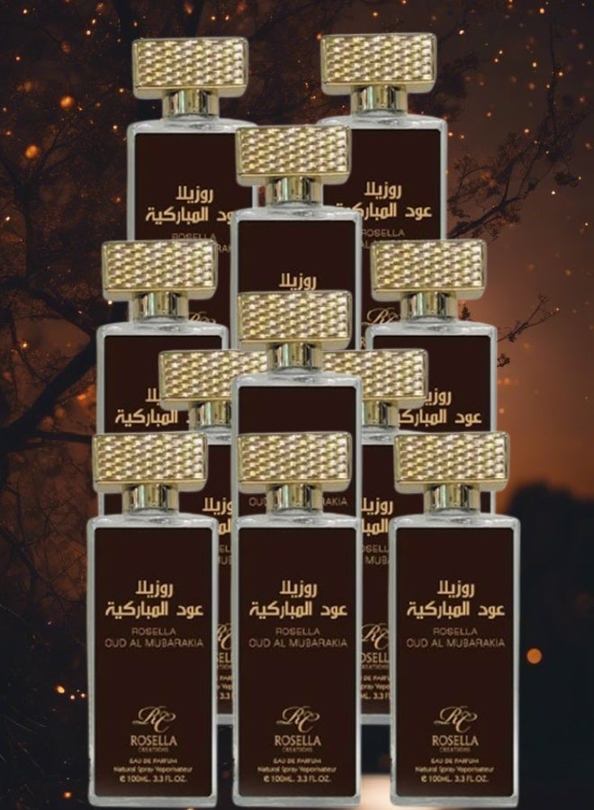 روزيلا 11 قطع عطر روزيلا عود المباركية 100مل - Image 1