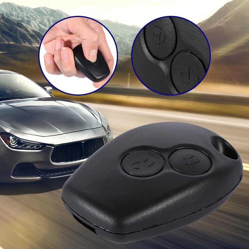 Key Key Keychain with 2 Buttons, Case for Keychain with Car Key for Modus Master - Image 2