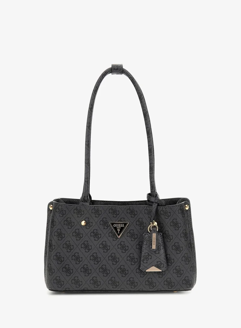 جس Meridian Logo Detail Satchel