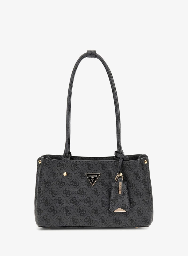 GUESS Meridian Logo Detail Satchel - Image 1