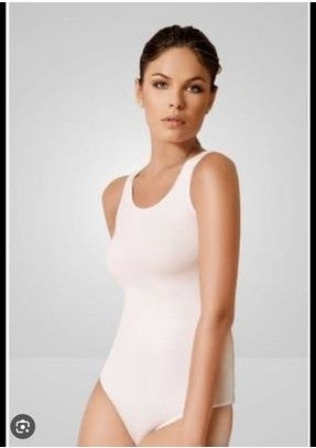 Berrak İç Giyim Berrak Underwear - Berrak White Thick Strap Snap Bodysuit