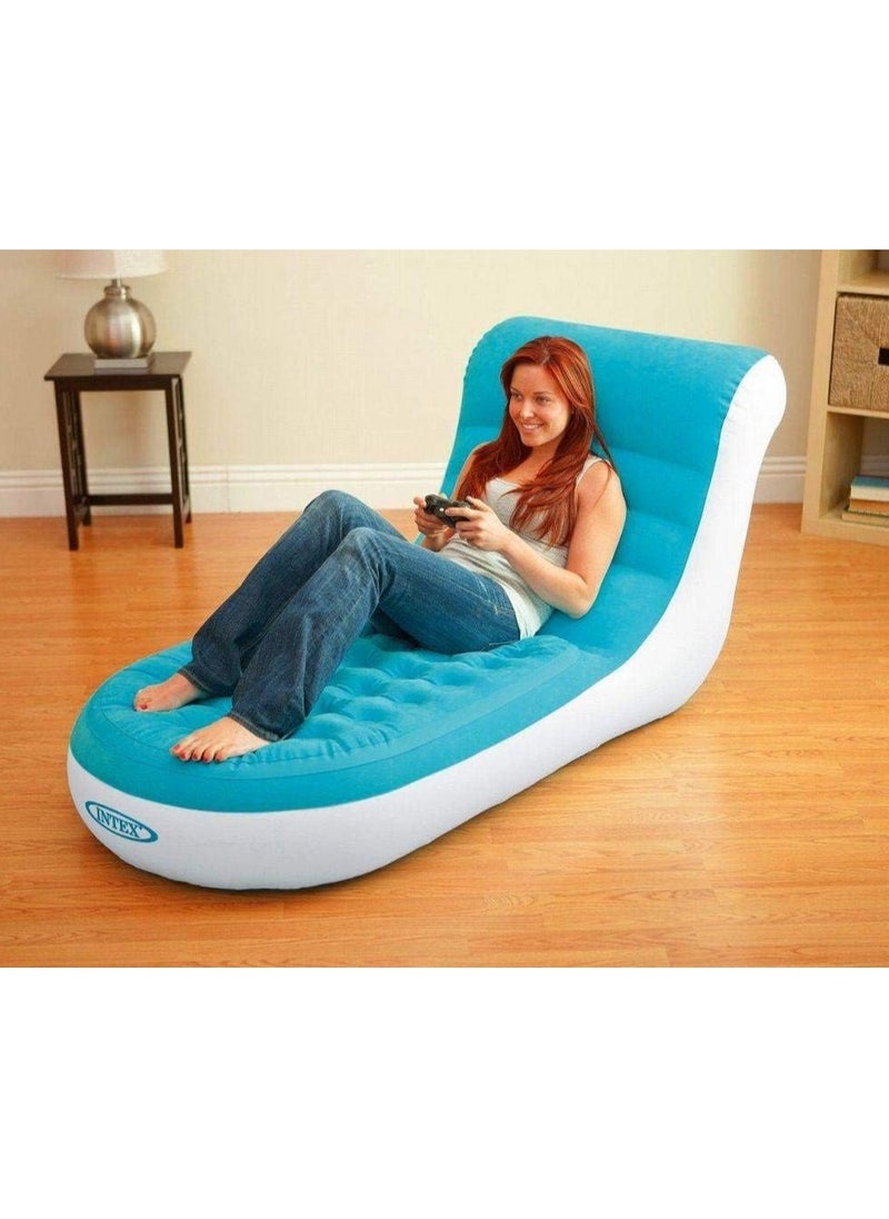 INTEX - Inflatable Splash Sofa , Size 60″ x 81.3″ x 33.8″ - Image 1