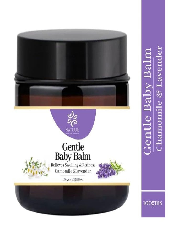 NATUUR Gentle Baby Balm 100g | Ayurvedic Formula for Babies | Relieves Swelling & Redness | Heals & Soothes Sensitive Skin | Chemical-Free | Safe for All Skin Types | Natural & Mild | Daily Use - Image 2
