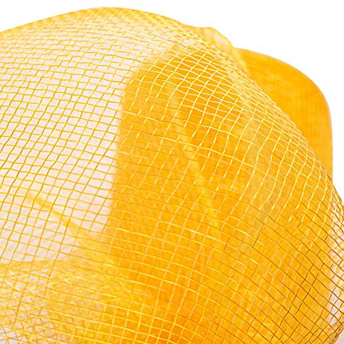 GiftWrap Etc Summer Wreath Maker Deco Mesh - 10" x 10 Yards, Yellow Gold, Wedding, Swag, Tree Topper, Anniversary, Fall, Thanksgiving, Christmas Ribbon Roll, Mardi Gras, Easter, Spring - Image 3
