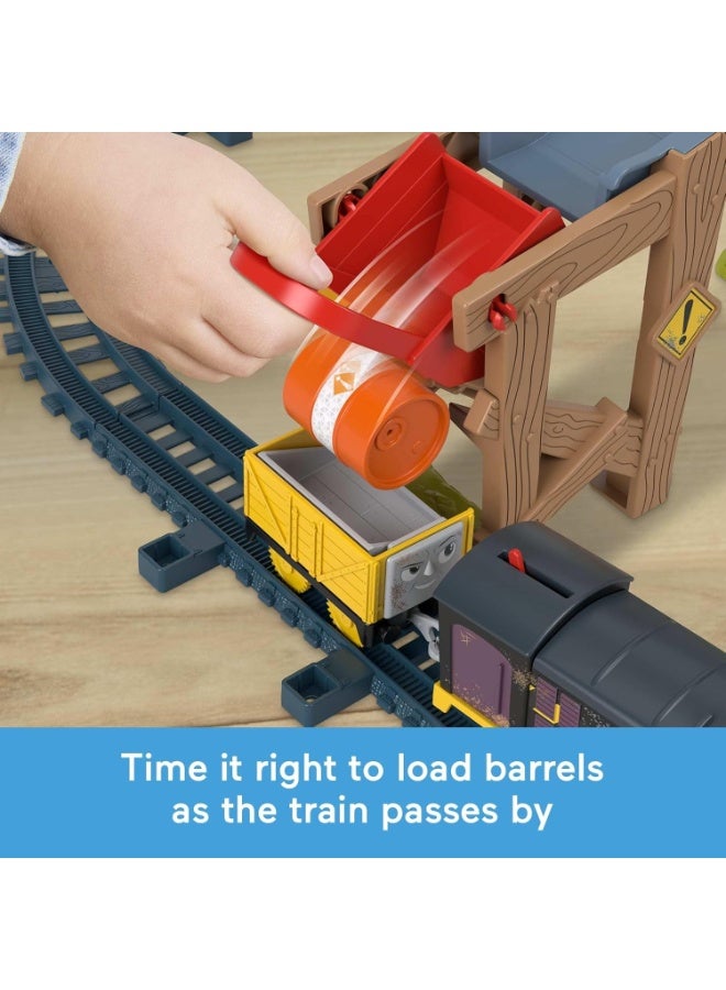 THOMAS & FRIENDS Diesel's Lift & Load Construction Toy Train Set - Image 4