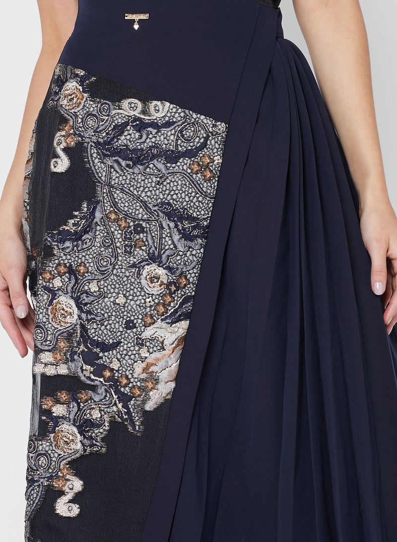 List Printed Tiered High Waist Skirt - Image 3