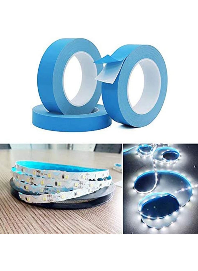 SYOSI MixColours Thermal Adhesive Tape 25M x 20mm x 0.25mm High Performance Thermally Conductive Tape Apply for Coolers Heat Sink LED Strips Computer CPU GPU Easy to Apply High Durability  - Image 2
