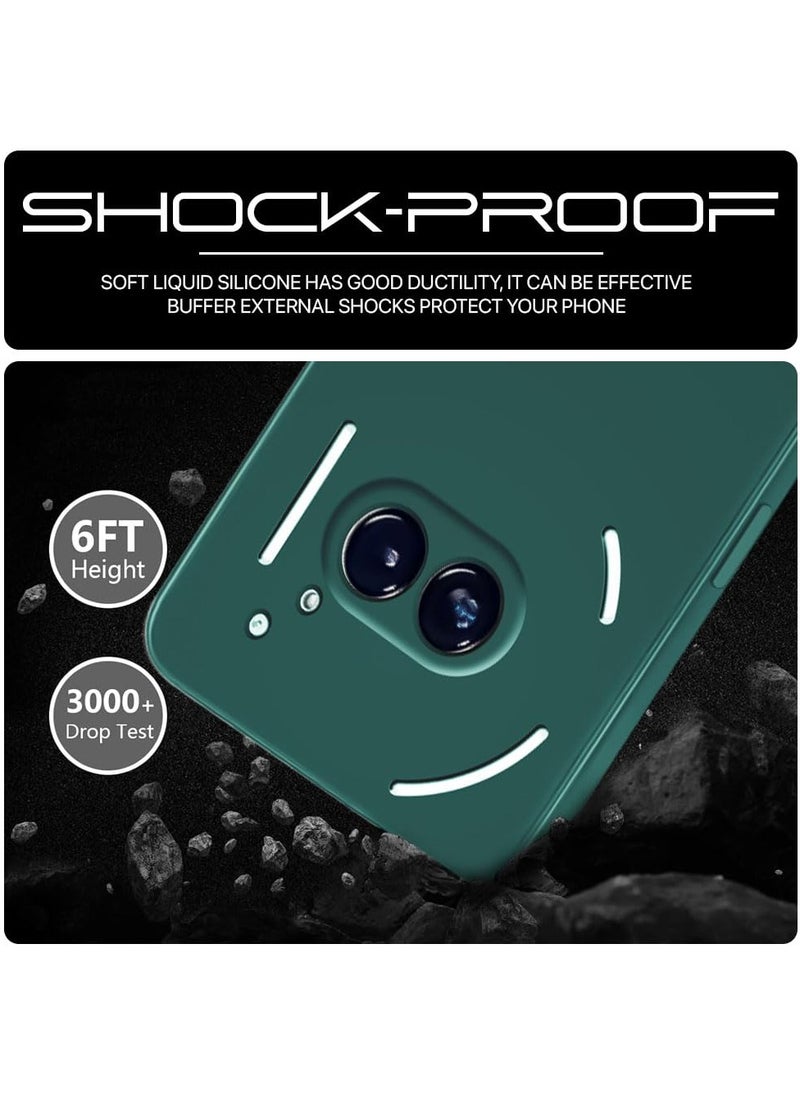 Generic Nothing Phone 2A 5G Slim Ultra Soft Silicone Back Cover with Inner Velvet Fabric Lining and Camera Protection Back Case for Nothing Phone 2A  - Image 4