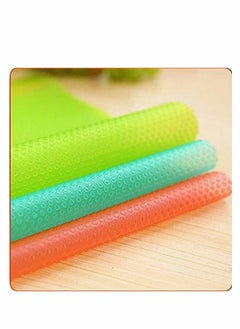 Excefore 6 Pcs Refrigerator Mats,EVA Refrigerator Liners Washable Can Be Cut Refrigerator Pads Fridge Mats Drawer Table Placemats,Shelves Drawer Table Mats,Size 17.6"x11.3",Red/2 Green/2 Blue/2  - Image 5