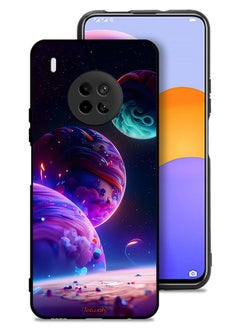 Huawei Y9a Protective Case Cover Planet Pattern
