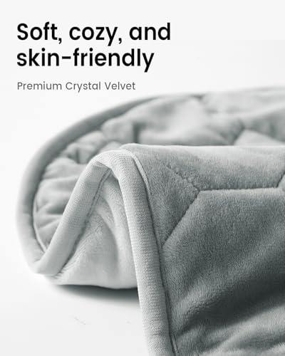 immtree Weighted Heating Pad for Deeper Pain Relief, 7lbs XXXL Size(29x24) with Fast Heat Technology, Heated Blankets for Adults, Relief for Back and Shoulder and Knee - Image 4