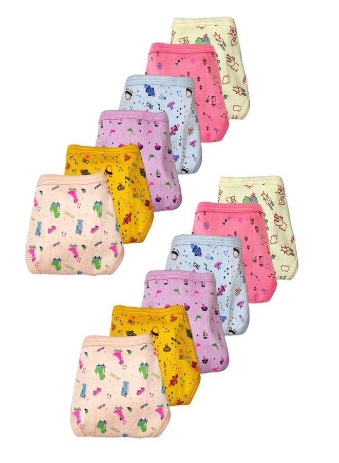 MURLI Cotton Cloth Hosiery Nappy/Diaper/Langot U Shaped Washable and Reusable for new born baby|Multicolor Extra Absorbent & Wide Cushion/Padding (6-12 Months) (Pack of 12 pcs.) - Image 2