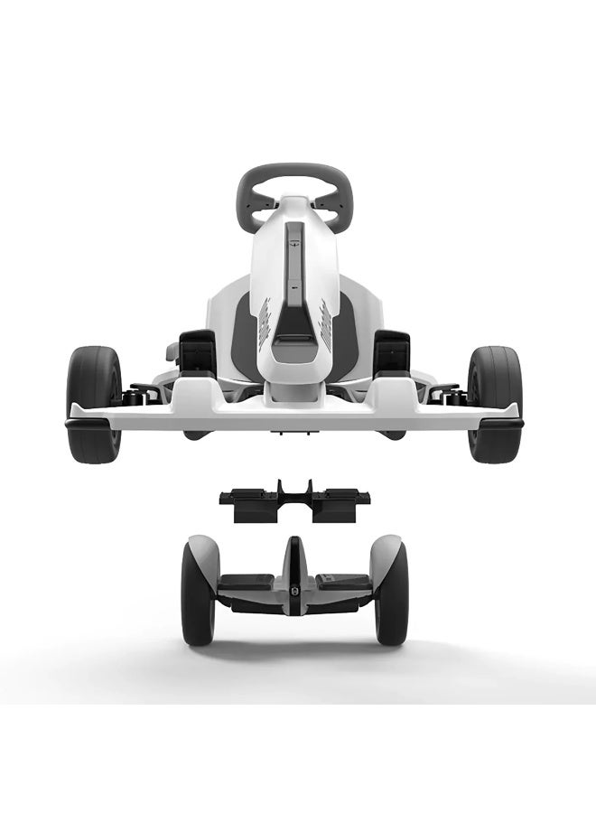 Segway-Ninebot سيجواي ناينبوت جو كارت كيت V2 مع ناينبوت ميني برو V2 | سرعة قصوى 24 كم/ساعة | مدى يصل إلى 15 كم (9 أميال) | هيكل قابل للتعديل | التحكم عبر التطبيق | مقاوم للماء بمعيار IPX4 | مصمم ليناسب معظم المستخدمين | سهل الحمل والتنقل - Image 5