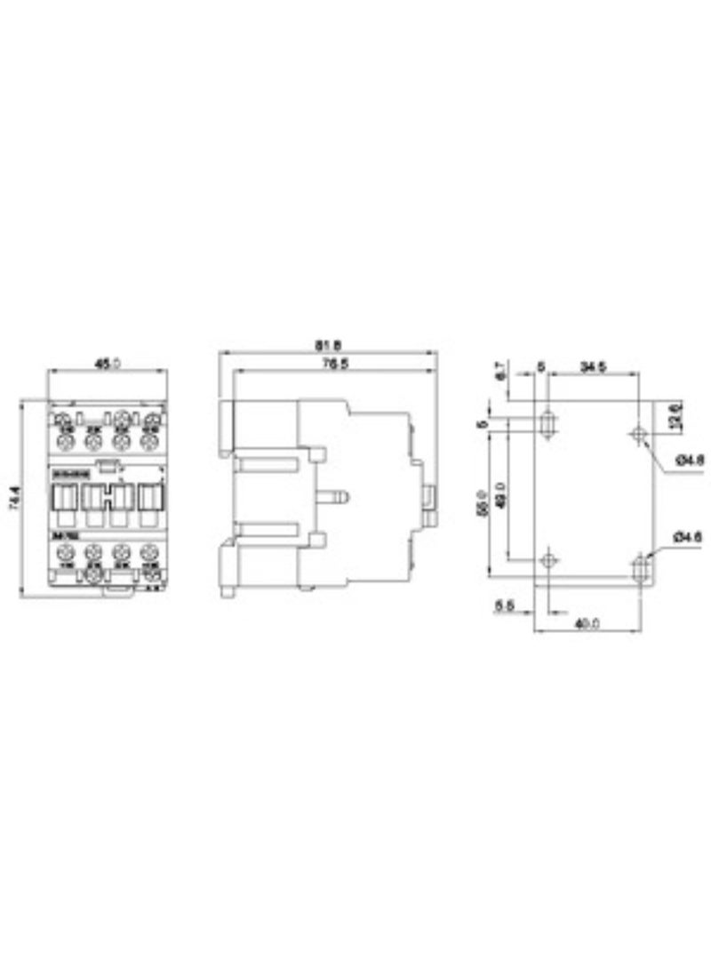 Siemens Contactor Relay – 4NO, AC230V, 50/60Hz, Screw Terminals -(Model - 3MH7040-1AL20) - Image 3