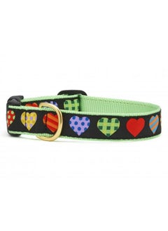 Up Country Heart and Valentine Patterns Dog Collars and Leashes (Colorful Hearts Dog Collar, X-Large (18 to 24 Inches) 1 Inch Wide Width) - pzsku/ZB0C185995CEFB1A67087Z/45/_/1737032107/c0c3f1dd-17e4-4992-b243-611797bb741a