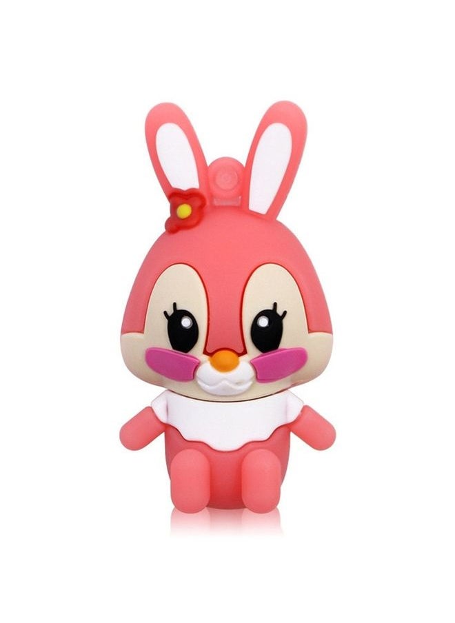BURAQ Cartoon Bunny Style Silicone USB 2.0 Flash disk, Special for All Kinds of Festival Day Gifts，Pink (4GB)  - Image 2