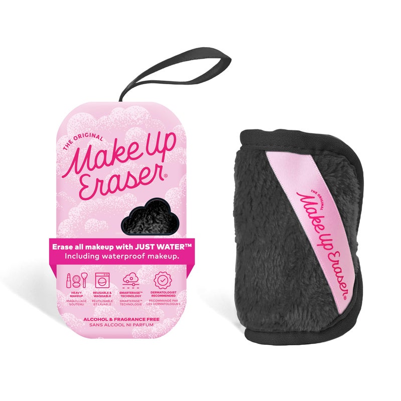 Makeup Eraser The Original MakeUp Eraser Mini PRO, Erase All Makeup With Just Water, Including Waterproof Mascara, Eyeliner, Foundation, Lipstick, Sunscreen and More! Chic Black, 1ct - Image 1