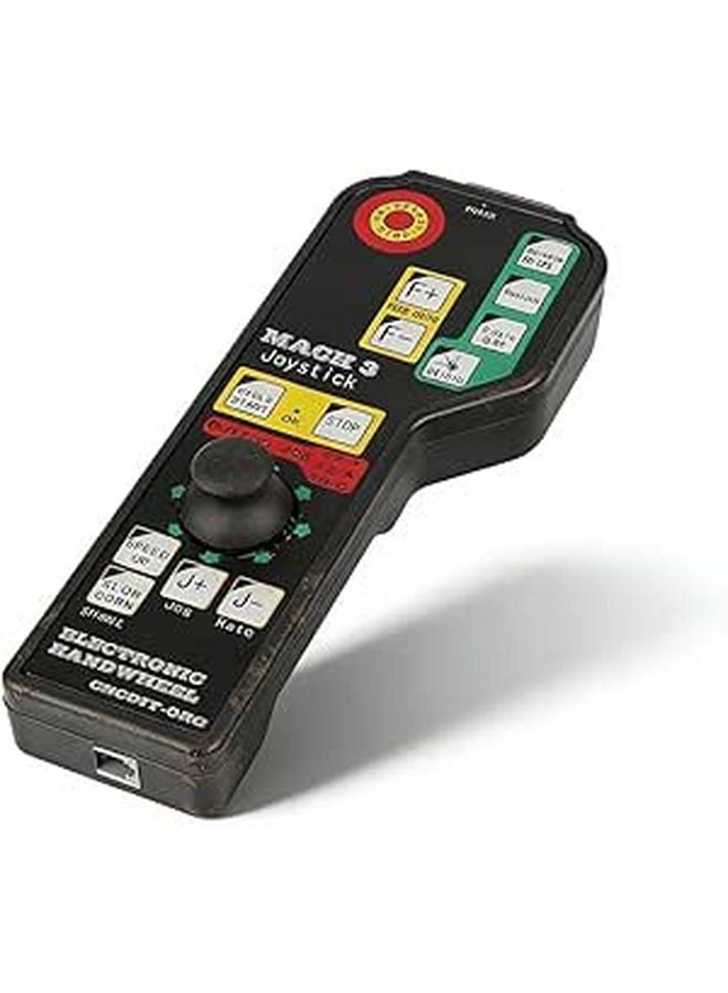 6 Axis CNC USB Breakout Board Manual Controller with Emergency Stop 12V 4 Axis Servo Driver - Image 1