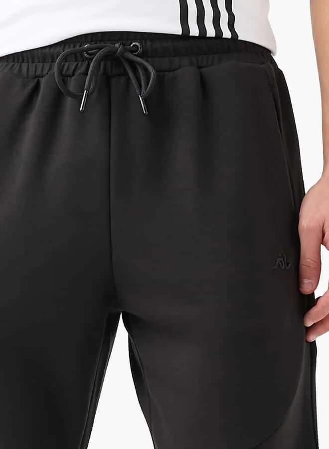 Kappa Kappa Logo Detail Joggers with Drawstring Closure and Pockets