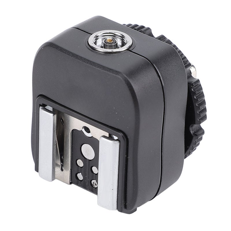 Hot Shoe Adapter: ABS Metal Construction - Versatile E TTL Compatibility, Precise Fit Camera Flash Adapter for Studio Photography Enthusiasts - Image 1