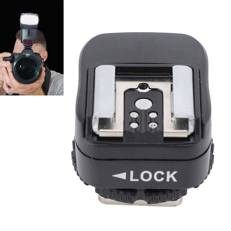 Hot Shoe Adapter: ABS Metal Construction - Versatile E TTL Compatibility, Precise Fit Camera Flash Adapter for Studio Photography Enthusiasts - Image 4