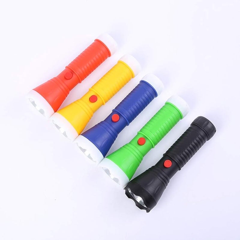 4Pcs Mini LED Flashlights Assorted Colors for Outdoor Hiking Camping Party Favors - Image 5