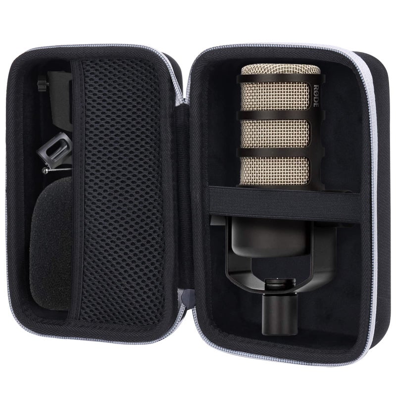 co2CREA Hard Case Replacement for Rode PodMic Cardioid Dynamic Podcasting Microphone - Image 1