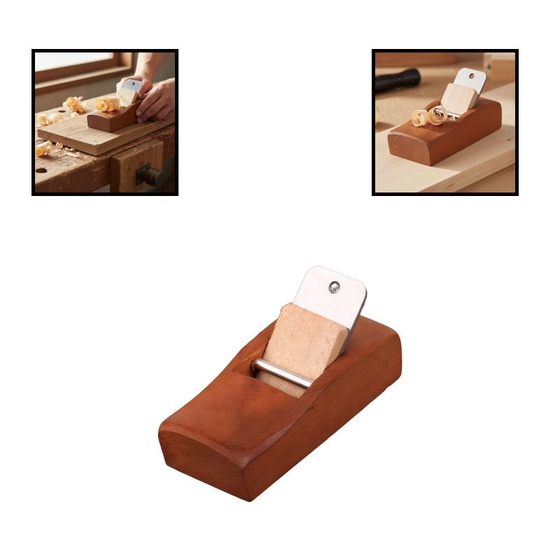 مسطح خشب يدوي 11x4.5x3 سم مسطح صغير 110 ملم للأعمال الخشبية والنجارة تشطيب ناعم - Image 5