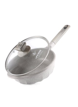 Deep Frying Pan With Lid - Multi Layer Granite Coating French Deep Fry Pan | Multiple Hob Compatibility | Heat-Resistant Handle - pzsku/ZB0C1F8D98D25329A2E41Z/45/_/1739789361/b79f9869-adb7-4e80-a6eb-4b2c97fcb844