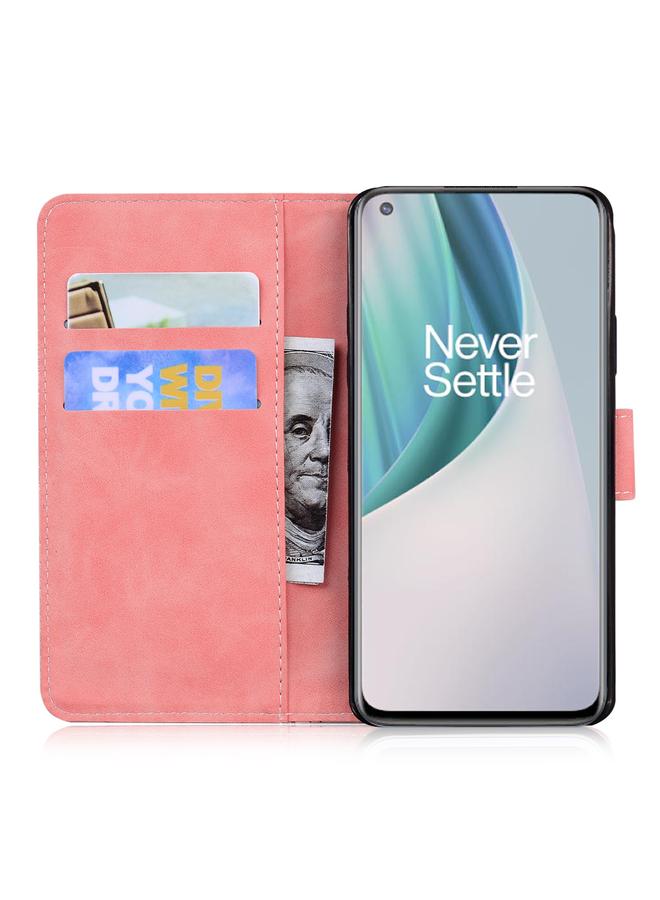 S-TOP Case For OnePlus Nord N10 5G Skin Feel Pure Color Flip Leather Phone Case - Image 4