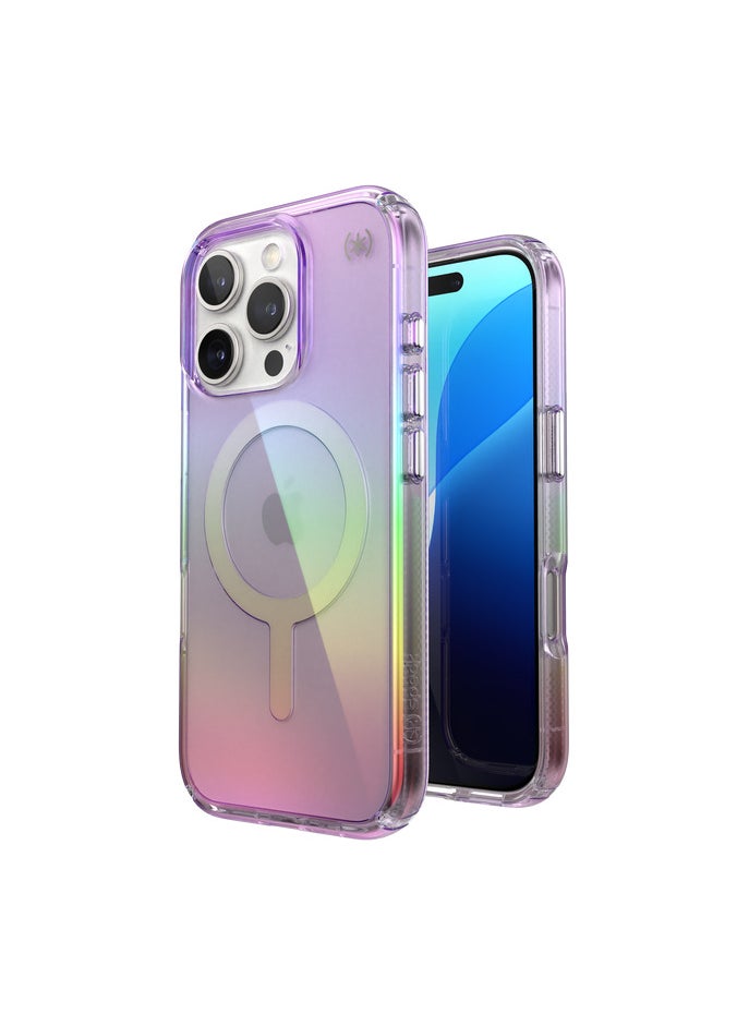 Speck - Speck iPhone 16 Presidio2 Lux Case With MagSafe - Amazing Purple/Clear - Image 1