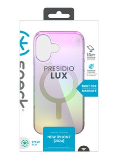 Speck Speck iPhone 16 Presidio2 Lux Case With MagSafe - Amazing Purple/Clear  - Image 2