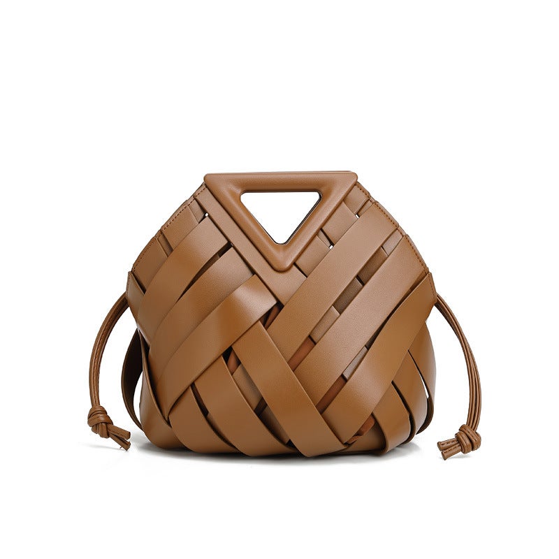 Guangzhou Tianhong Handmade Woven Clip Bag Fashionable Large Capacity Portable Shoulder Crossbody Women'S Vegetable Basket Bag - Image 1