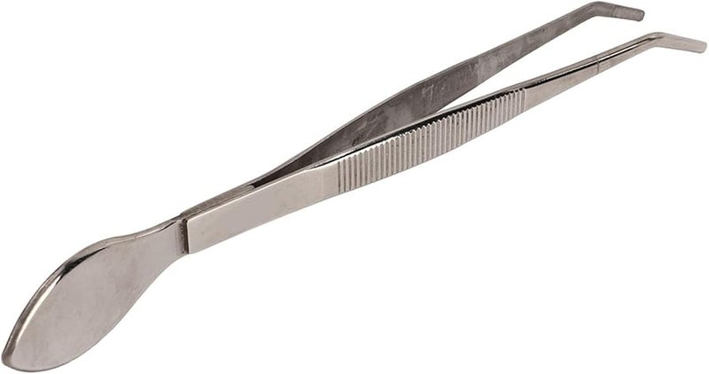 Professional Stainless Steel Bonsai Tweezers Curved Rust Proof Garden Plant Tool - Image 5