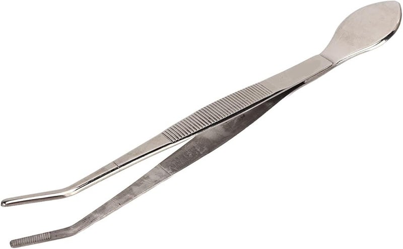 Professional Stainless Steel Bonsai Tweezers Curved Rust Proof Garden Plant Tool - Image 3