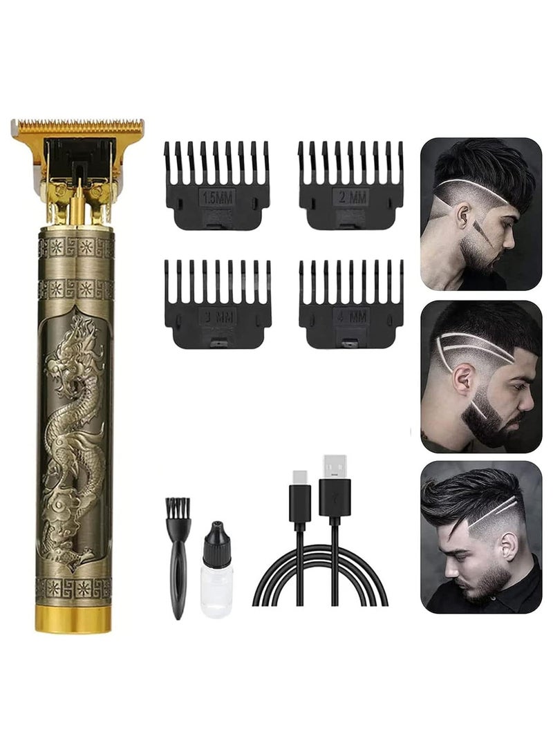 Hair Clippers for Men, Professional Hair Trimmer T-Blade Trimmer Electric Haircut Kit Cordless Rechargeable Zero Gapped Edgers Clippers Beard Trimmers Grooming Kit Men's Gift - Image 1