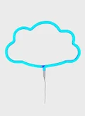 A Little Lovely Company Neon Blue Cloud Light