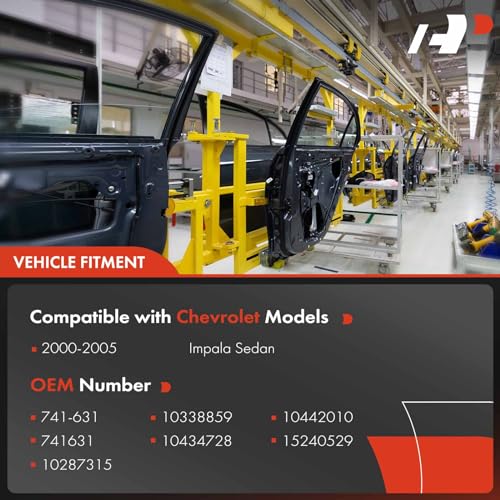 A-Premium Power Window Regulator with Motor Replacement for Chevrolet Impala 2000-2005 Front Right Passenger Side - Image 3