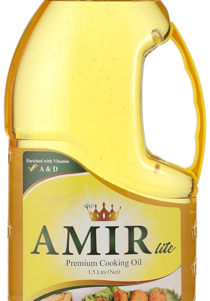 Amir Lite زيت الطهي الفاخر أمير لايت - 1.5 لتر - Image 1